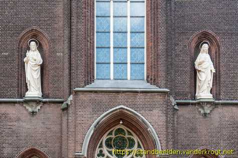 Tilburg -  Heilig Hartbeeld en O.L. Vrouw van het H. Hart van Jezus
