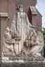 Heilig Hartbeeld met Johannes de Doper en engel