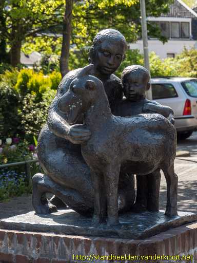 Utrecht -  Moeder met kind en bok