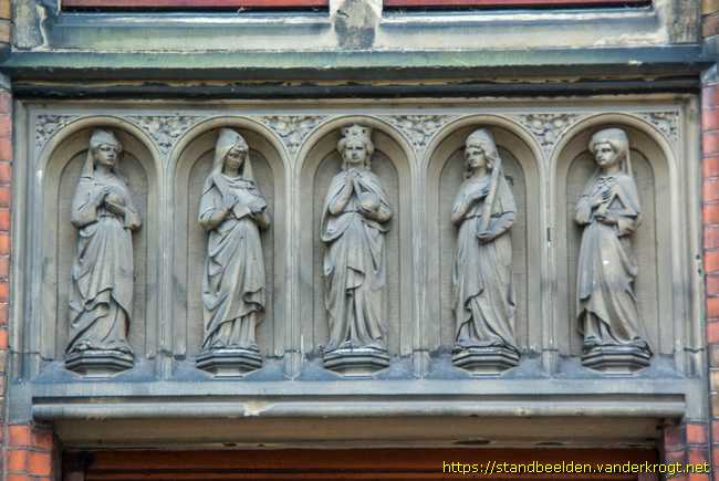 Delft -  Vijf personificaties