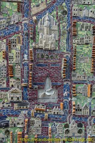 Delft - De Keramieken kaart van Delft